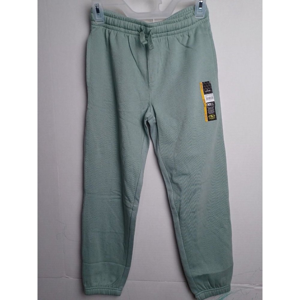 Athletic Works Boys Fleece Jogger Sweat Pants Green Size Large (10-12) NEW